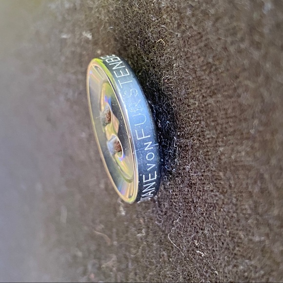 DIANE VON FURSTENBERG JACKET BLAZER BLACK DOUBLE BREASTED LOURDES SMALL FIT - Picture 2 of 14